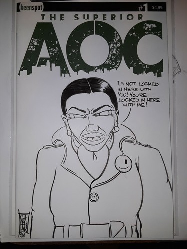 The Superior AOC #1 (2019) Keenspot NM/NM - Blank Sketch Variant WATCHMEN  - Bild 4 von 4