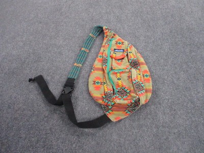 Kavu | Emerald and Beige Sling Tennis Backpack Amazon.com : KAVU Topspin Sling Pack Racket Bag - Carnival  main image 3