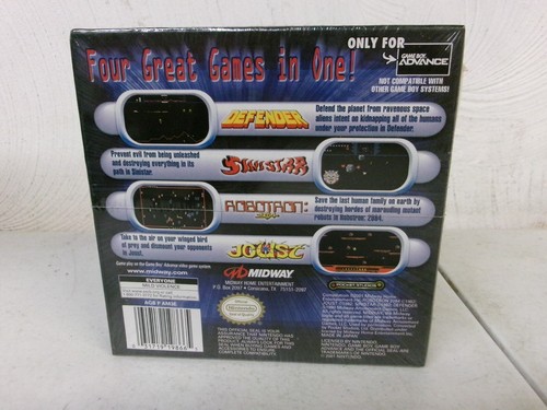 NINTENDO GAMEBOY ADVANCE GBA MIDWAY'S GREATEST ARCADE HITS FACTORY SEALED #8 - Picture 3 of 8