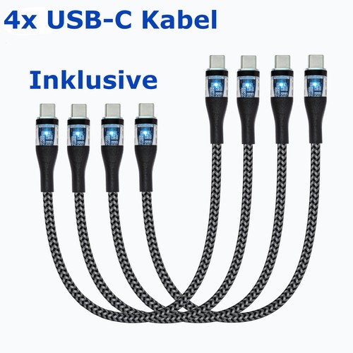 GLK Ladegerät 65W USB Typ C / USB Schnell Schwarz Ladekabel USB Typ C Universal - Bild 2 von 8