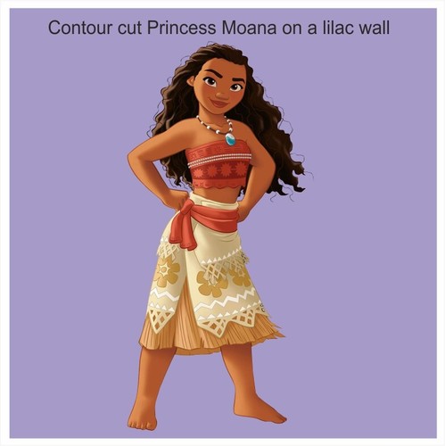 Adesivo da parete/armadio Disney Princess Moana - grande - 195 - Foto 3 di 4