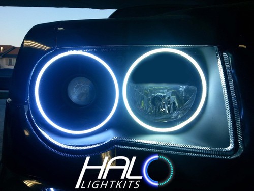 2005-2010 CHRYSLER 300C WHITE PLASMA HEADLIGHT+FOG HALO RINGS KIT by ORACLE - Picture 5 of 8