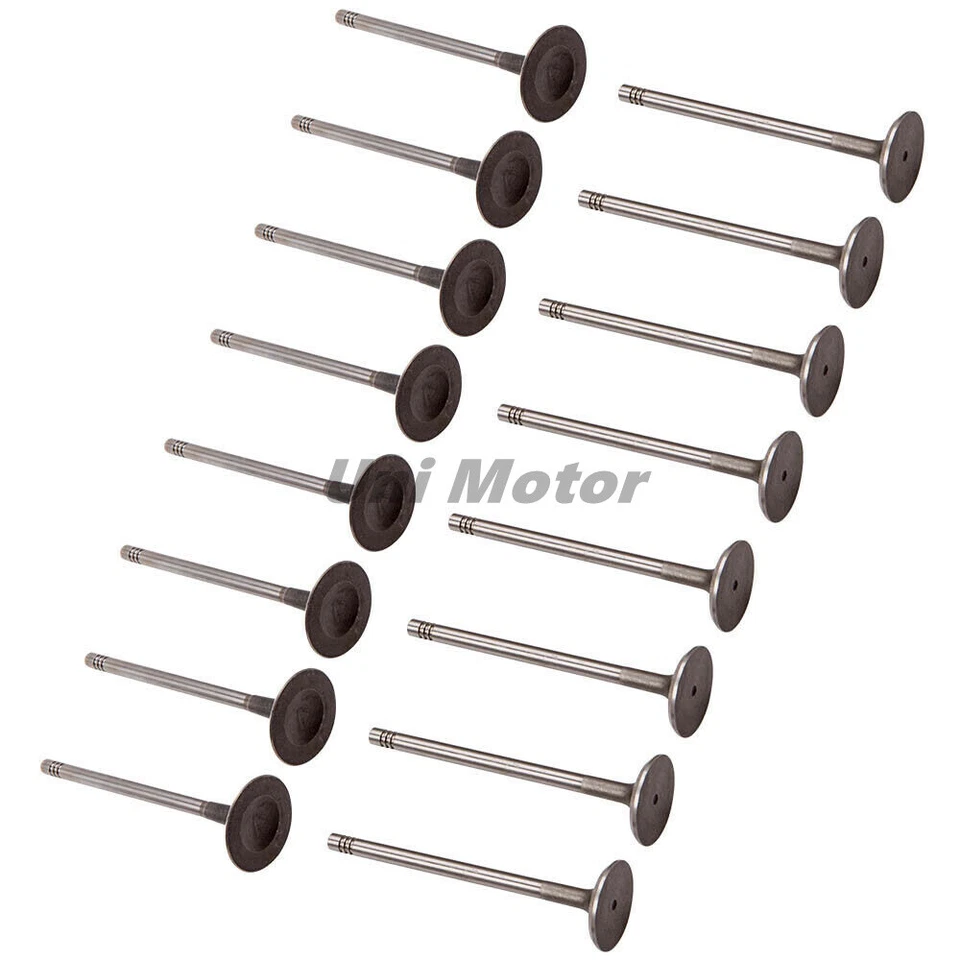 16x Válvulas de motor Mahle OEM con guía y sello de vapor para VW GTi Audi A4 2.0T 1.8T Foto 2 de 4