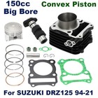 150CC UPGRADE Big Bore Camshaft Cylinder Piston Kit For SUZUKI DRZ125 1994-2021