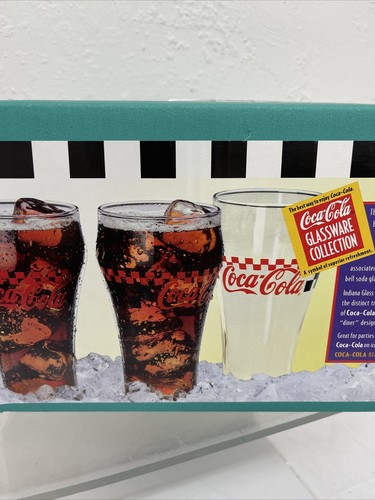 Coca-Cola Sammlerstücke Vintage Indiana Glas Glocke Sodagläser Diner Design Neu - Bild 5 von 5