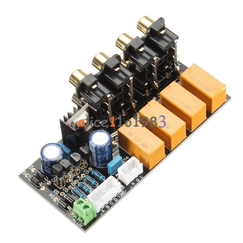 DIY Board Relay Switch Signal Selector Audio Input Signal Amplifier Board - Picture 5 of 8