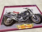 Ducati 900 PCS Monster Turbo 1996 Card Motorcycle Passion Collection Atlas