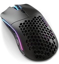 Glorious Model O Minus Wireless - Matte Black Honeycomb Design Small and Li 148