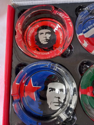 CHE GUEVARA Collectors Edition Ashtrays Box of 6 - Picture 3 of 6