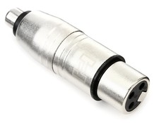 Hosa GXF-132 RCA Female to XLR Female Adapter 5-pack Bundle