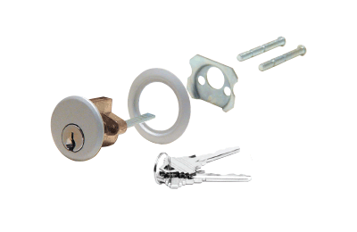 Schlage DL911SCKAA Aluminum Rim Keyed Cylinder 'C' Keyway - Keyed Alike - Picture 2 of 2