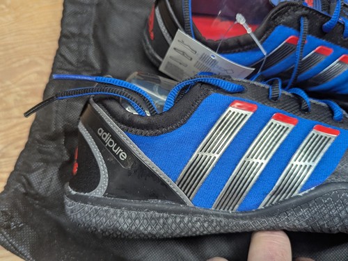 Adidas Shoes Mens 12.5 Adipure Lace Five Fingers Sneakers Minimal Zero - Picture 3 of 14