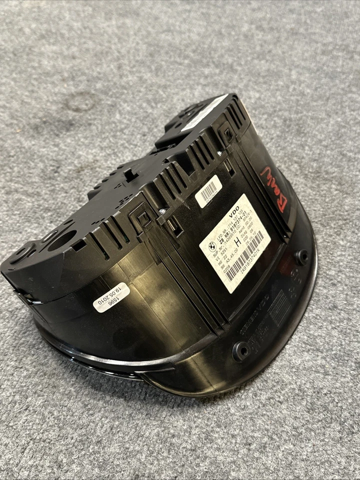 BMW 335d 2009-2011 velocímetro Speedo OEM (coincide con 9187374 01) millas desconocidas Foto 3 de 4
