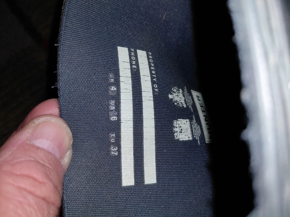 Botas Hunter 12" Azul Marino Talla 6 Foto 4 de 4