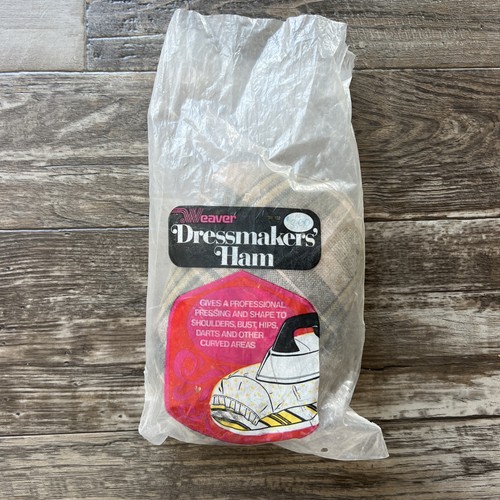 Weaver Dressmaker Ham and Sleeve Roll Vintage 1975 Plaid - Picture 1 of 5