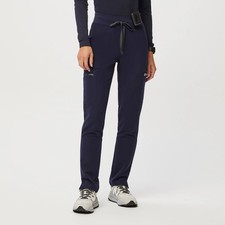Figs High Waisted Yola Women  s Skinny Scrub Pants Navy Blue Sz XXS Petite Pocket