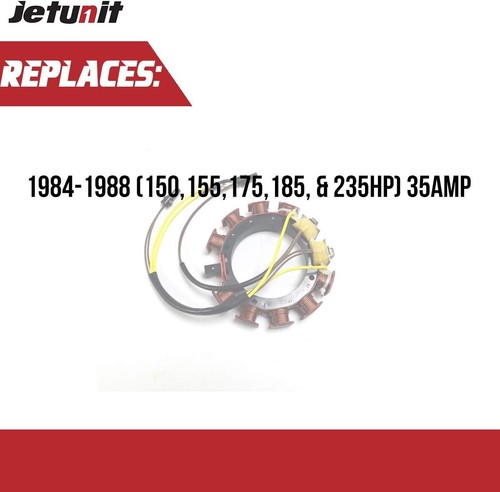 Outboard Stator for Johnson Evinrude 173-3668 1983-1988 150-235HP 2.5-2.7L6Cyl - Imagen 4 de 4