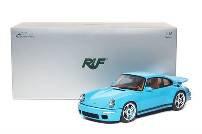 AR 1:18 Porsche RUF CTR Anniversary 2017 Bavarian Sky Blue Diecast Model Car