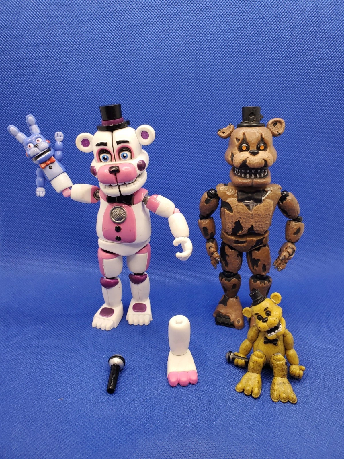 Five Nights At Freddy's FNAF Nightmare Funtime Freddy Figures Lot Funko 2016 image 1