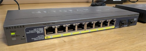 NETGEAR GS110TP v2 8 port PoE Managed Network Ethernet Switch SFP Uplinks - Picture 2 of 4