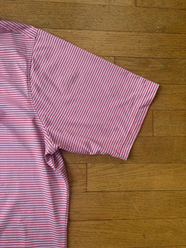 Sand Valley Fairway & Greene Golf Poloshirt Herren Medium gestreift rot blau - Bild 4 von 7