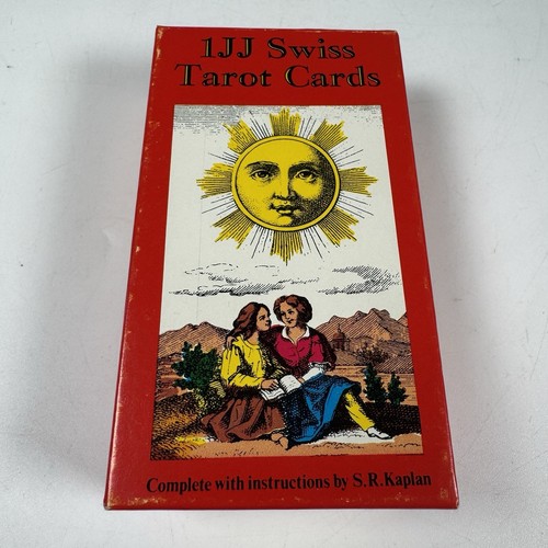 Vintage 1JJ Swiss Tarot Cards Deluxe Box Set. Wahrsagerspiel komplett - Bild 9 von 15
