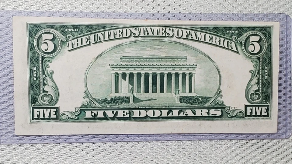 *Estrella* Billete de 5 dólares de la Reserva Federal de 1934 sello verde Chicago, IL billete escaso Foto 4 de 4