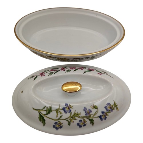 Spode Stafford Flores Horno a Vajilla Ovalado Servir Cazuela Plato y Tapa - Imagen 7 de 11