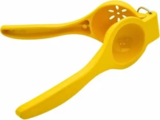 IMUSA Manual Lime & Lemon Squeezer, Citrus Juicer, Yellow – Max Juice Extraction