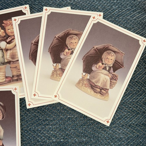 Vtg M J Hummel Note Cards 1992 Lot Of 5 Cards/Envelopes Made In USA! Adorable - Picture 2 of 5