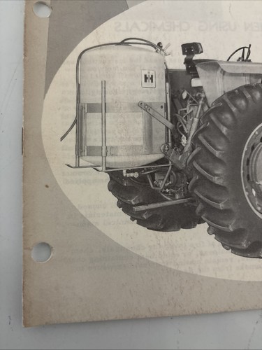 International Harvester Operators Manual Hitch-Mounted Liquid Chemical Equipment - Picture 2 of 11