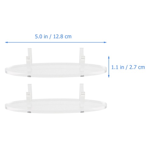 2 Pcs Pen Storage Display Stand Clear Holders Single Support Fountain - Picture 11 of 12