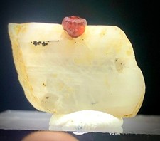 24 CT fantastic Red Garnet Crystal specimen with feldspar from skardu Pakistan