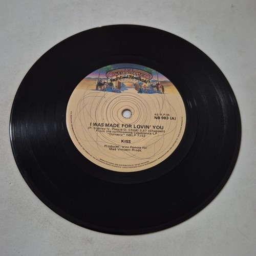 KISS - 'I Was Made For Lovin' You' 7" Vinyl Single Record AUST. PRESS CASABLANCA - Picture 3 of 4