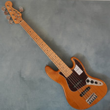 Fender Made in Japan Hybrid II V Maple Fingerboard Vintage Natural Jazz Bass