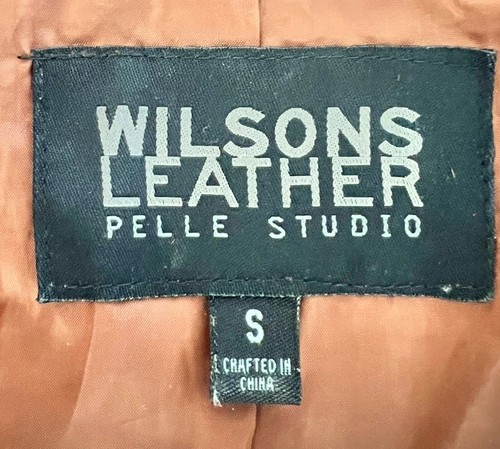 Wilsons Pelle Leather Suede Jacket with Tie Front Lined Western Retro Bohemian - Picture 11 of 20