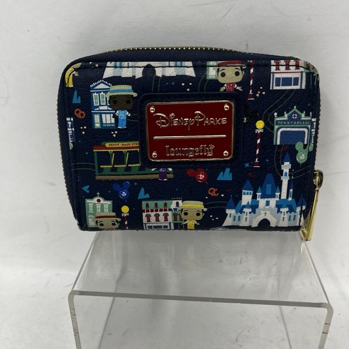 Disney Parks Loungefly Dapper Dans Funko Pop Main Street USA Zip Mini Geldbörse NEU