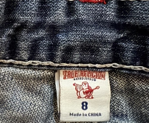 True Religion Denim Straight Leg Jeans Youth/kids Size 8. School, Casual, Play - Picture 5 of 7
