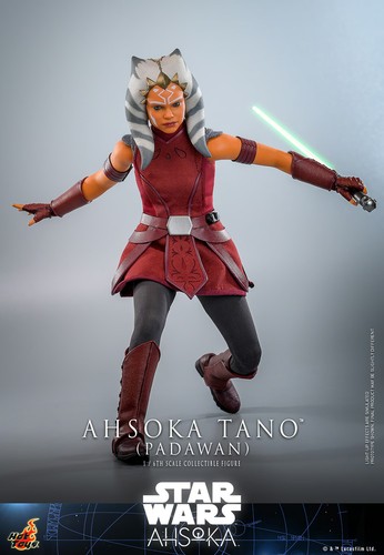 Figura escala 1/6 Hot Toys TMS123 Star Wars Ahsoka Tano (Padawan) en stock EE. UU. - Imagen 7 de 23