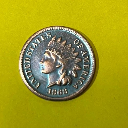 1868 Indian Head Cent — photo from another recent sale