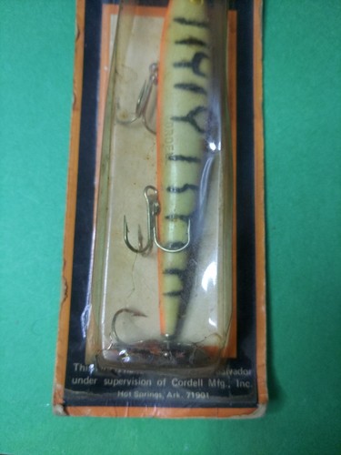 Vintage Cotton Cordell LO-BALL Pro Lures Fishing Lure 5 1/4" Long. NIP - Picture 4 of 8