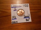 1955 Lincoln Cent Gem BU+!!!! BEAUTY!!!!! LOOOOOOOOK!!!!!!! — photo 1