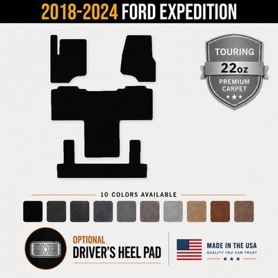 Avery Touring Front & Rear Floor Mats for 2018-2024 Ford Expedition #263