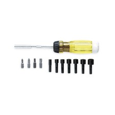 PROTO J9322 Multi-Bit Screwdriver, NumBits 11 4LV35