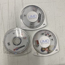 Lot Of 3 Sony PSP Madden NFL 08 Tiger Woods PGA 06 Major Baseball 2k8