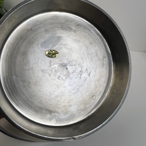 Insalatiera inox Stanley Roberts vintage velluto bordeaux accento nero - Foto 6 di 7