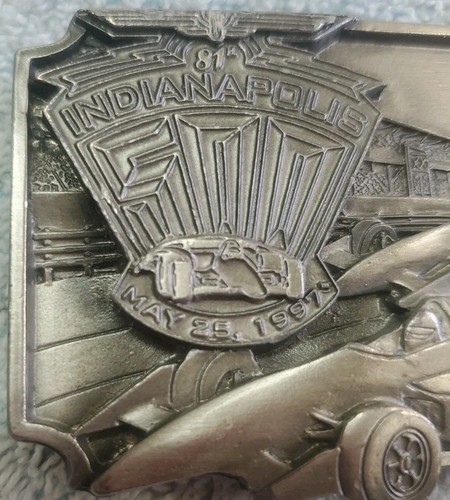 Indianapolis 500 Siskiyou Car Racing Limited Edition Belt Buckle As Is No Swivel - Picture 2 of 10