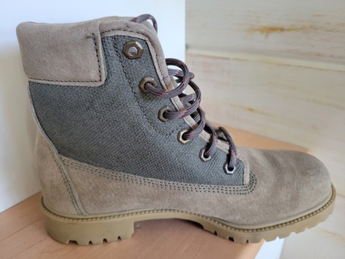 Wolverine Wilderness beige Wildleder Wanderschuhe Damengröße 7M hergestellt in den USA - Bild 9 von 15