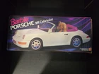 Mattel Barbie Porsche 911 Cabriolet Car Vehicle White/Pink, Vintage 1990s NIB