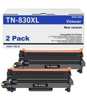 2PK TN830XL Toner Compatible for Brother TN830 XL DCP-L2647DW HL-L2405W L2460DW